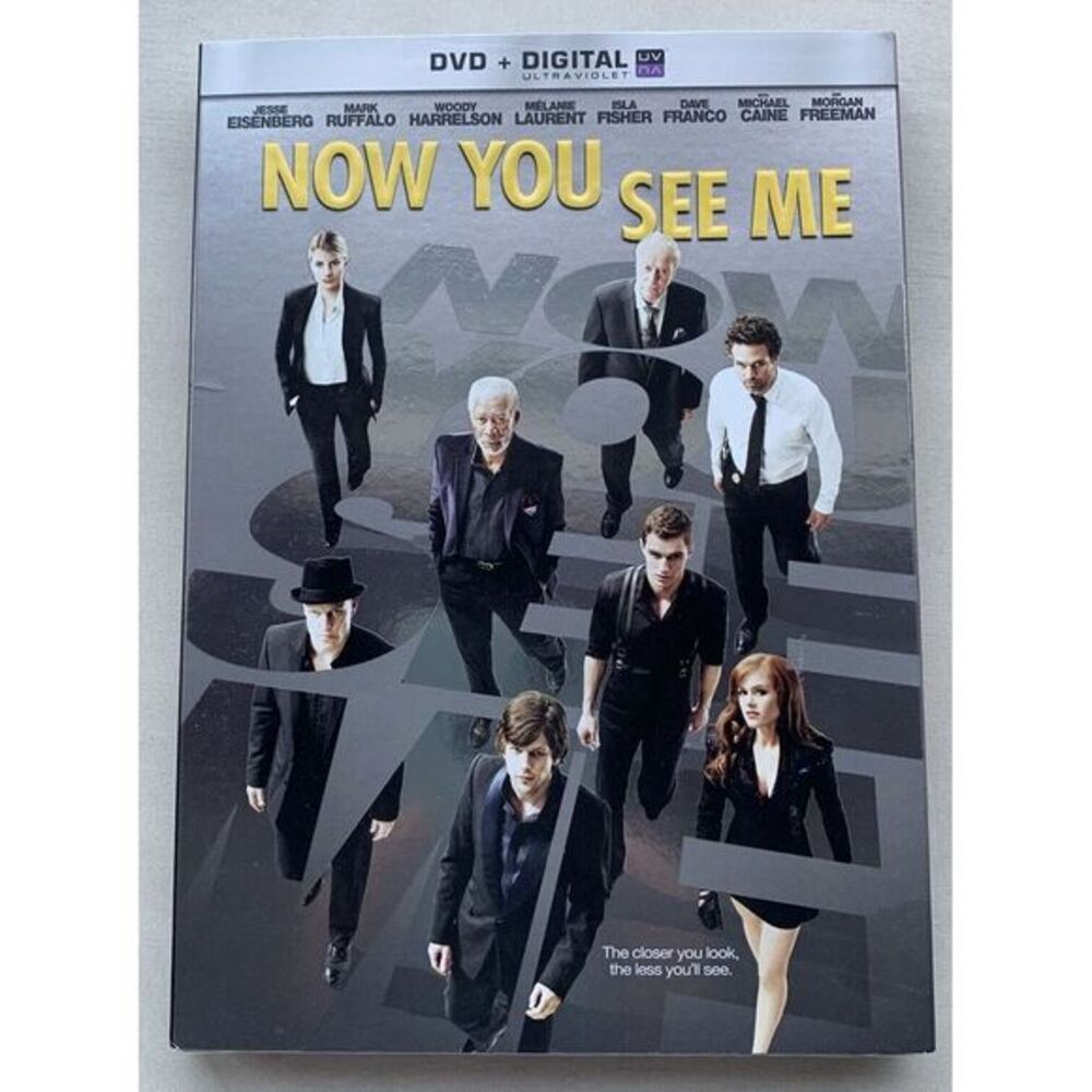 Now You See Me DVD‎ + Digital Ultraviolet 2013 NIP